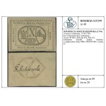 10 copper pennies, 13.08.1794; no indication of series and...