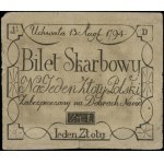 1 Polish zloty, 13.08.1794; D series; Lucow 42d (R9) - i...