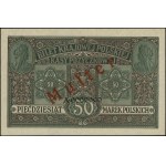 50 Polish marks, 9.12.1916; jeneral, series A, numerac...