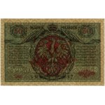 50 Polish marks, 9.12.1916; jeneral, series A, numerac...