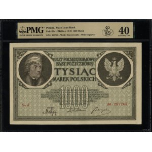 1,000 Polish marks, 17.05.1919; J series, numbering 20....