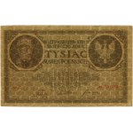 1,000 Polish marks, 17.05.1919; J series, numbering 20....