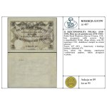 Polish Military Treasury, Voucher for 10 crowns, 1914; voucher for po...