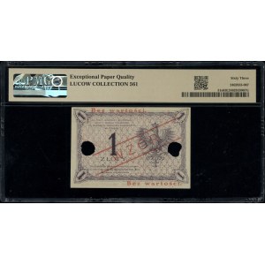 1 złoty, 28.02.1919; seria 46 B, numeracja 061,680, dod...