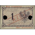 1 złoty, 28.02.1919; seria 46 B, numeracja 061,680, dod...