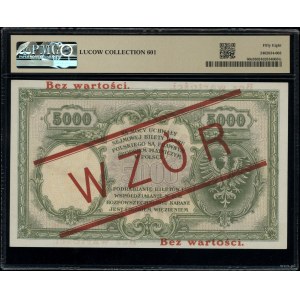 5.000 złotych, 28.02.1919; seria A., numeracja 268055, ...