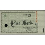 1 mark, 15.05.1940; design without series designation, numerac...