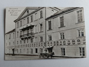 CARTE POSTALE WARSAW HYPOTECZNA STREET DOM POD KRÓLAMI