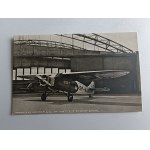 POSTCARD AIRPLANE 6-AIRCRAFT P. L. L. FLIGHT TYPE P. W. S. 24 KONSTR POLAND 1936