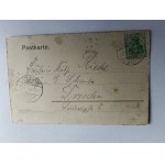 POSTCARD CADINEN CADINEN B ELBING ELBLĄG CASTLE, STAMP, STAMP, 1904