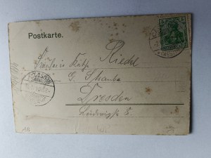POSTCARD CADINEN CADINEN B ELBING ELBLĄG CASTLE, STAMP, STAMP, 1904