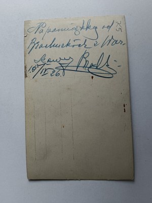 PHOTO BY PROF. IGNACY MOSCICKI PRESIDENT OF THE REPUBLIC OF POLAND 1926