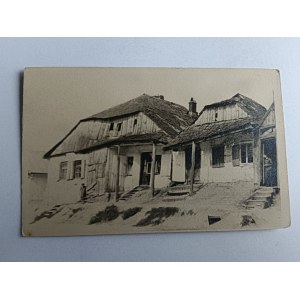 POCZTÓWKA LUBLIN DOMY W DZIELNICY ŻYDOWSKIEJ NA PODZAMCZU, ŻYDZI, JUDAICA