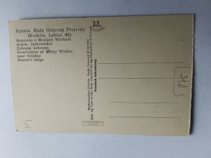POSTCARD MOSTY WIELKIE BEAVER LODGE RESERVE, STATE COUNCIL FOR NATURE PROTECTION KRAKOW LUBICZ, FROM NATURE RESERVES IN POLAND