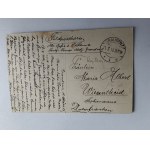 POCZTÓWKA GRUDZIĄDZ GRAUDENZ STADT MIT SCHLOSSBERG, ZAMEK, STEMPEL 1915 R