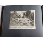 ALBUM ZDJĘCIA WOJSKOWE, PRAWDOPODOBNIE PARK NAPRAWY ARTYLERII W KRAKOWIE, LATA 1916-1918, PONAD 60 ZDJĘĆ, RÓŻNE FORMATY, ARMATY, KONIE, ŻOŁNIERZE, BUDYNKI, ZDJĘCIA CZĘŚCIOWO PODPISANE, ZDJĘCIA GRUPOWE, ZDJĘCIA WYCIĄGANE Z ALBUMU