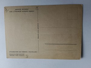 POSTCARD OUR SEA, OUR LOVE, A SERIES OF 6 DRAWINGS BY BOHDAN NOWAK, MARINE AND COLONIAL LEAGUE PUBLISHER