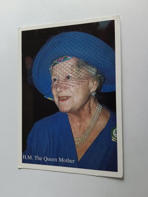 POSTCARD ROYAL FAMILY QUEEN MOTHER THE QUEEN MOTHER