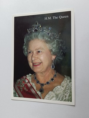 POHLEDNICE KRÁLOVSKÁ RODINA KRÁLOVNA ALŽBĚTA II.