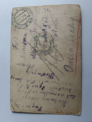 CARD KRAKOW UNVEILING OF THE JAGIELLO MONUMENT 1910, STAMP