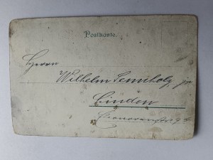 CARTE POSTALE DE NOËL LIÈVRE OEUF DE PÂQUES NAIN CLOCHE LONGUE ADRESSE