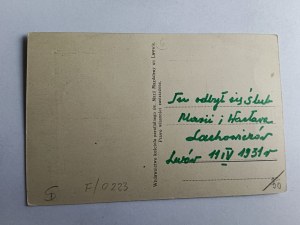 POHLEDNICE LVOVSKÝ KOSTEL SV. MARIE MAGDALENY PRESBYTÁŘ A OLTÁŘ 1931
