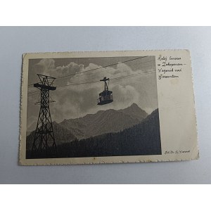 POHĽADNICA ZAKOPANE TATRY, LANOVKA CEZ GIEWONT