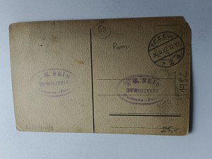 POSTCARD TCZEW DIRSCHAU TOWN HOUSE, STAMP STAMP, 1922