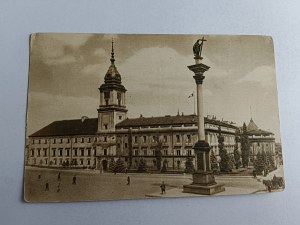 POSTCARD WARSAW ROYAL CASTLE ZYGMUNT COLUMN