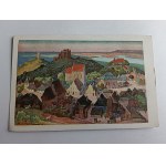 POSTCARD MAL SKOCZYLAS KAZIMIERZ NAD WISŁĄ 1949