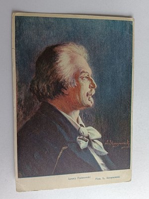 POSTCARD IGNACY PADEREWSKI, MAL STROYNOWSKI 1932