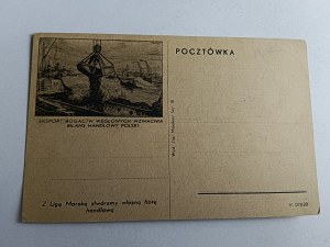 POSTCARD EXPORT OF COAL RICHES WYD MARITIME LEAGUE