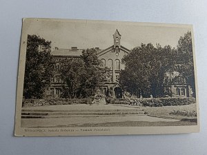 POSTCARD BYDGOSZCZ AGRICULTURAL SCHOOL INSURGENT MONUMENT