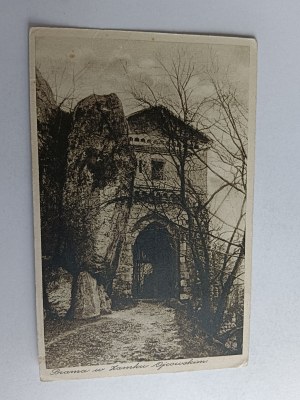 POSTCARD OJCOW GATE IN OJCOW CASTLE