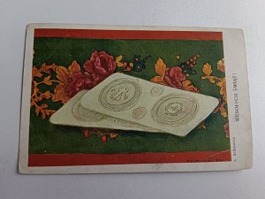 CARTE POSTALE PEINTURE POLONAISE SETKOWICZ GALETTE