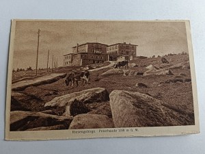 POSTCARD KARKONOSZE RIESENGEBIRGE COWSHELTER