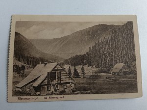 POSTCARD KARKONOSZE RIESENGEBIRGE CHALET