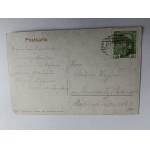 POCZTÓWKA KARKONOSZE RIESENGEBIRGE, ŚNIEŻKA SCHRONISKO, ZNACZEK