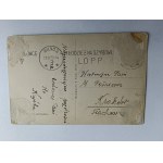 POSTCARD WILNO REPRESENTATIVE PALACE, STAMP