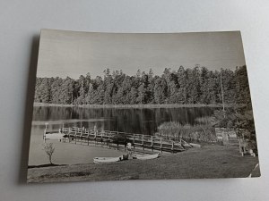 POSTCARD PRL SAWAWKI MARINA ON LAKE DRWECKIE