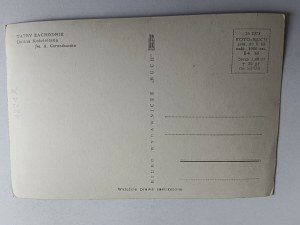 CARTE POSTALE PRL VALLÉE DE LA TATRA OCCIDENTALE KOŚCIELISKA MOUTONS AU PÂTURAGE