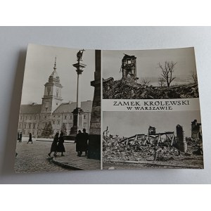POCZTÓWKA PRL WARSZAWA ZAMEK KRÓLEWSKI