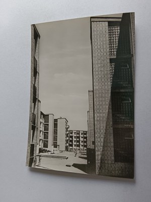 POSTCARD PRL WARSAW HOUSING ESTATE BIELANY III