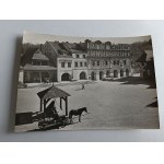 POSTCARD PRL KAZIMIERZ DOLNY FRAGMENT OF A MARKET SQUARE