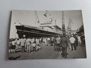 POSTCARD PRL SHIP TSS STEFAN BATORY, GDYNIA