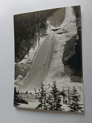 POSTCARD PRL ZAKOPANE SKI JUMPING HILL AT KROKWI