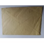 ENVELOPE WARSAW NOWY SACZ, POLISH SALT MONOPOLY, STAMP, STAMP 1936