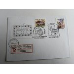 ENVELOPE FIRE DEPARTMENT STAMP STAMP MYSŁOWICE