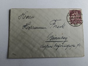 ENVELOPE STAMP BERLIN, STAMP 1921