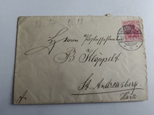 ENVELOPE STAMPED HOFGEISMAR 1913, STAMP, STAMP, SEALED